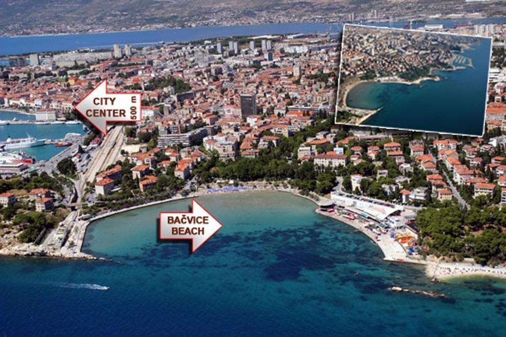 Apartman Bacvice Apartamento Split Exterior foto